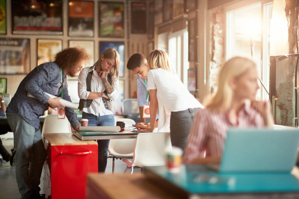 people working in marketing agency in Poland