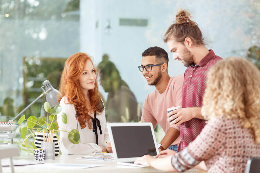 people working in marketing agency in Poland